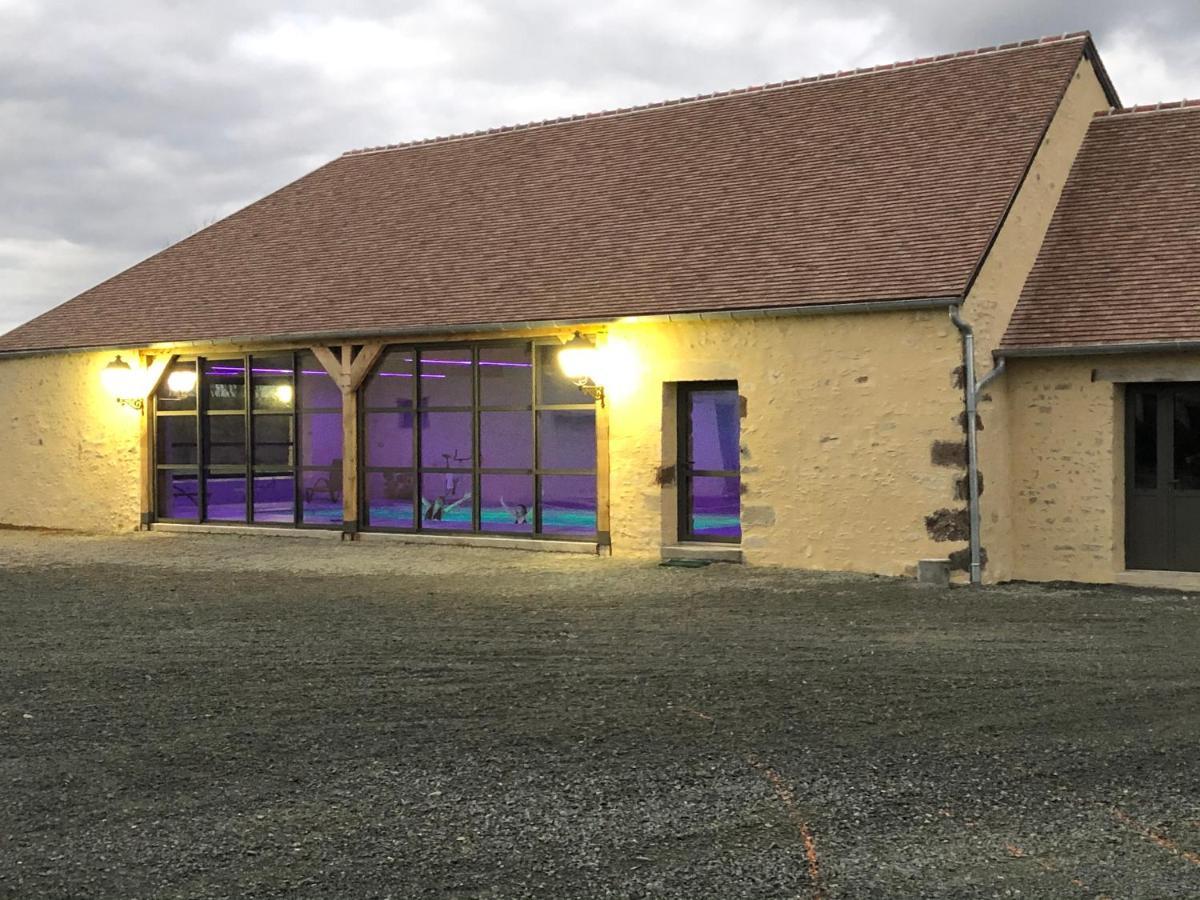 Maison De Vacances Avec Piscine Interieure - Le Grand Champagne Villa Saint-Victeur Exterior foto